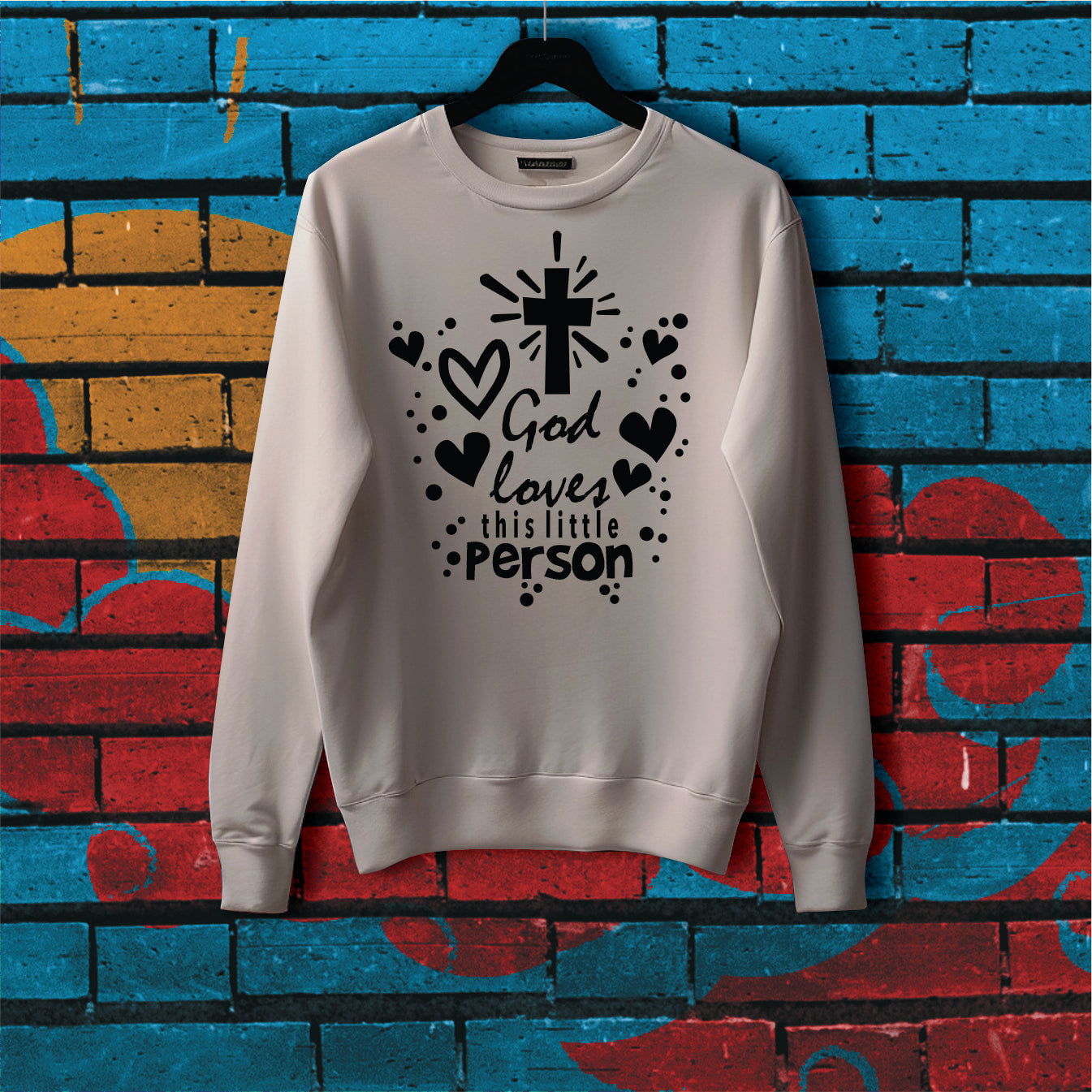 Kids Signature Range: God Loves this little person -Crew Neck