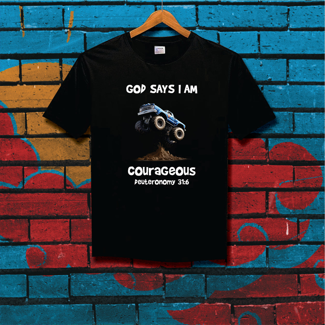 Kids Signature Range: God says I am Courageous -T Shirt