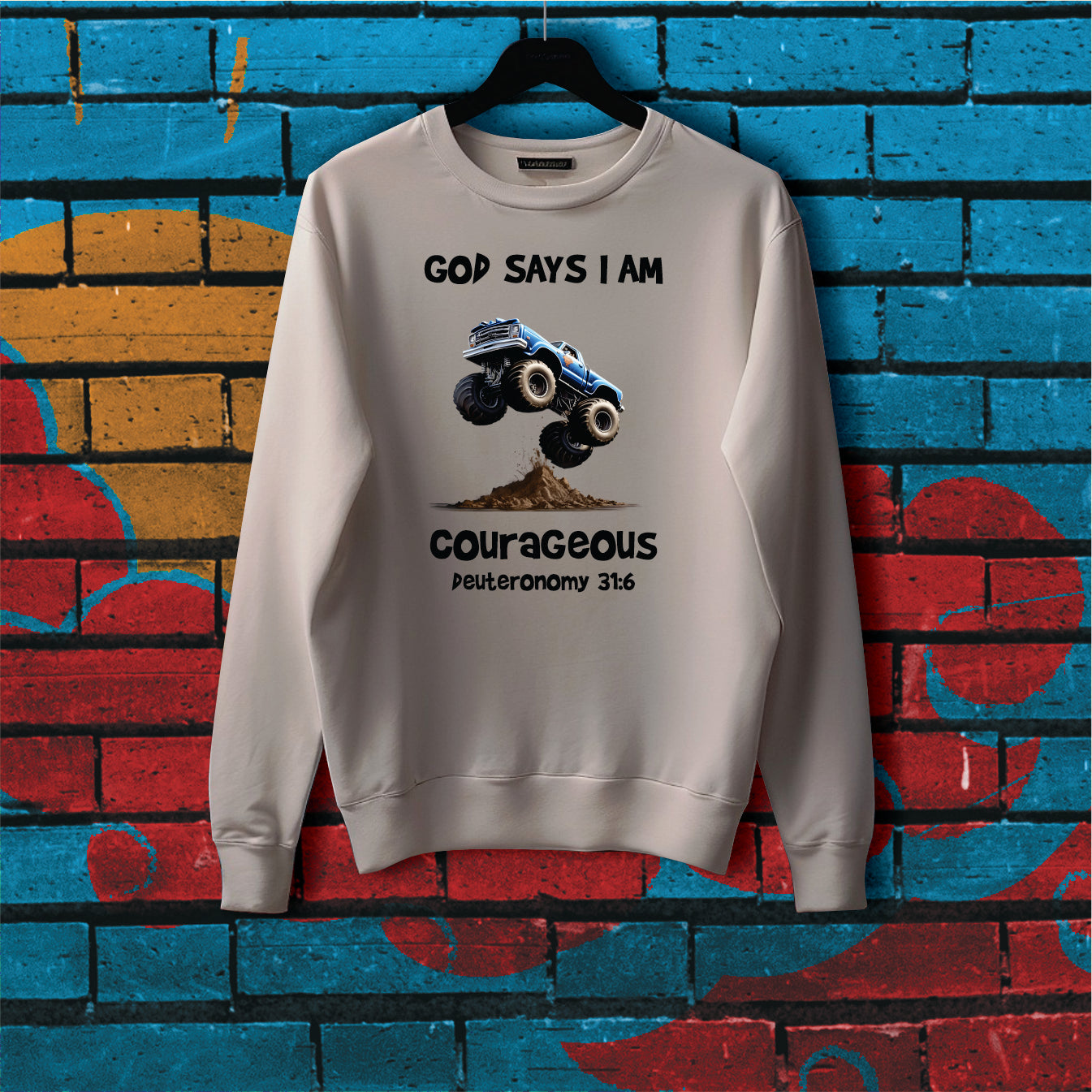 Kids Signature Range: God says I am Courageous -Crew Neck
