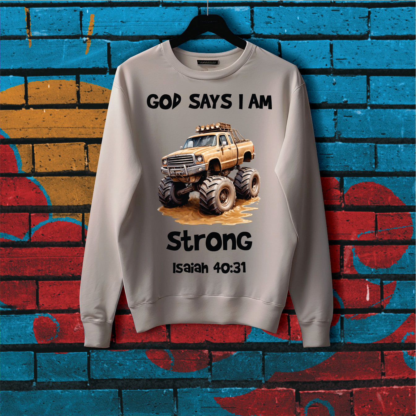Kids Signature Range: God says I am Strong -Crew Neck