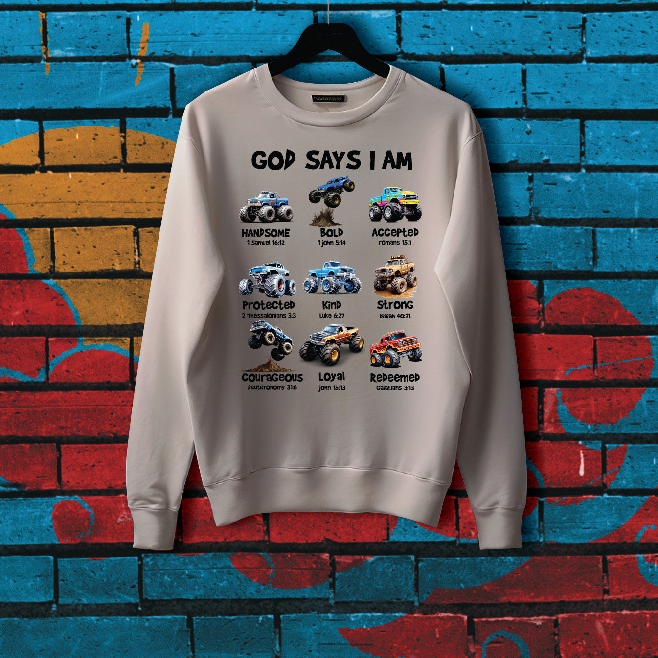 Kids Signature Range: God says I am Blessed -Crew Neck