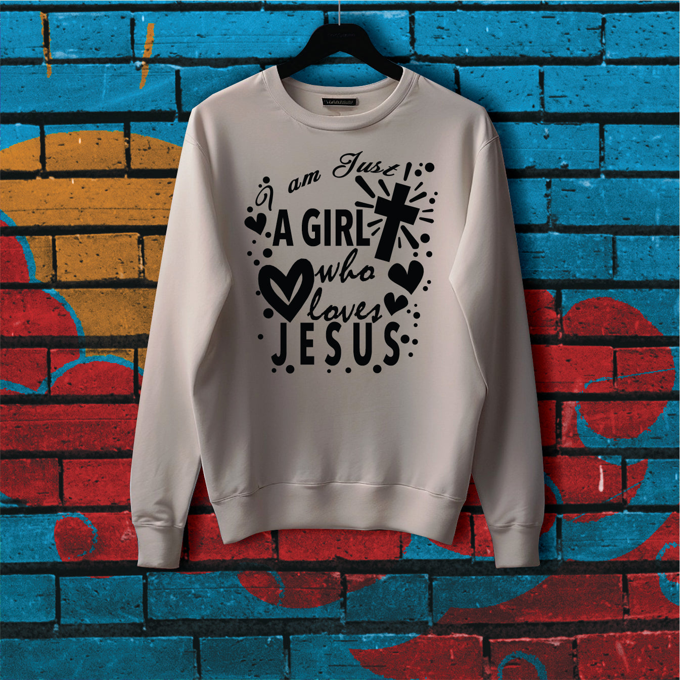 Kids Signature Range: I am just a Girl who loves Jesus -Crew Neck