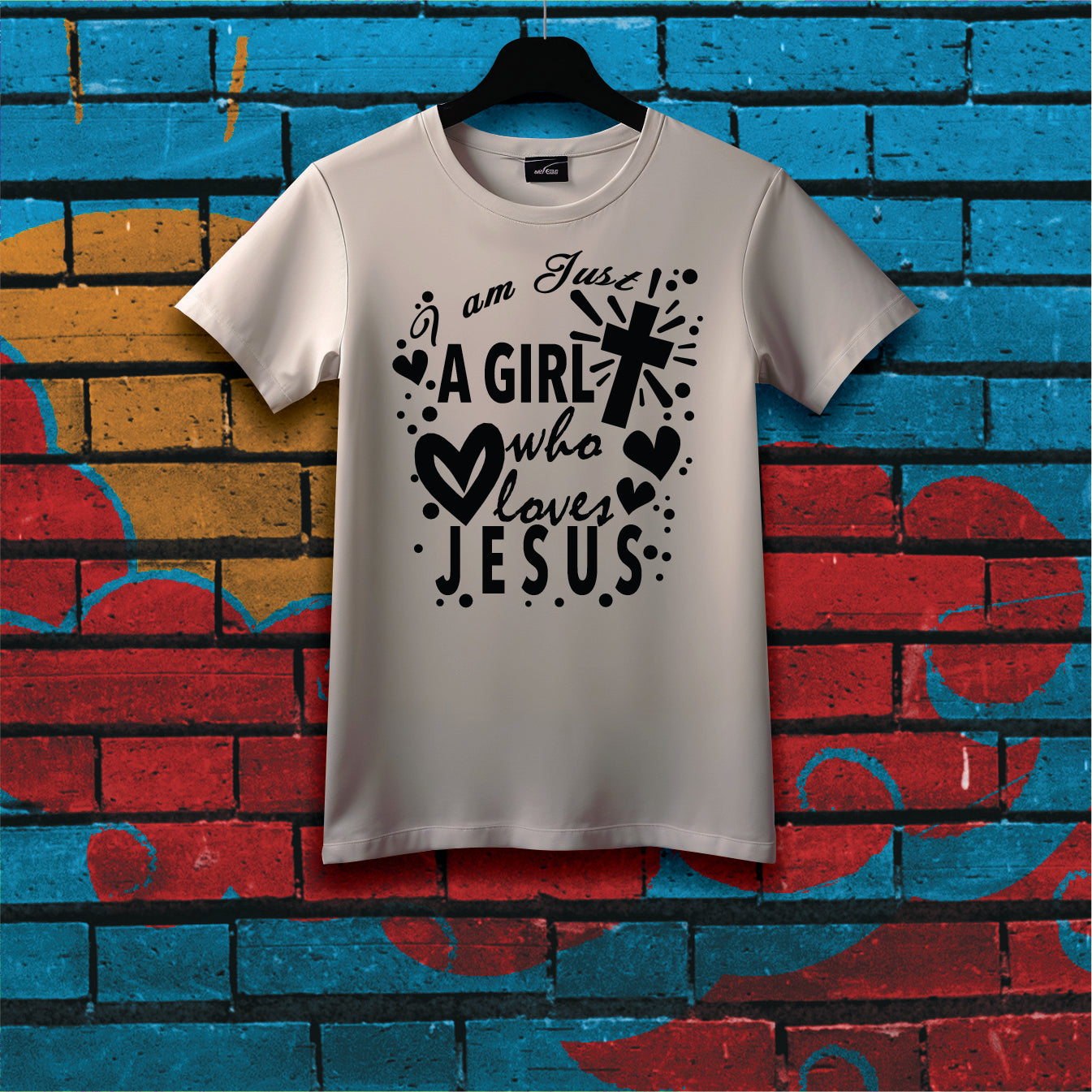 Kids Signature Range: Just a little girl that loves Jesus -T Shirt