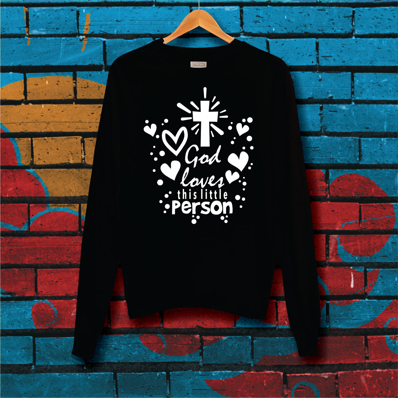 Kids Signature Range: God Loves this little person -Crew Neck