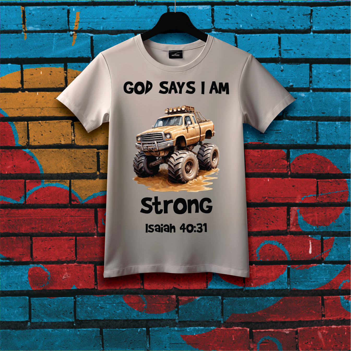 Kids Signature Range: God says I am Strong -T Shirt