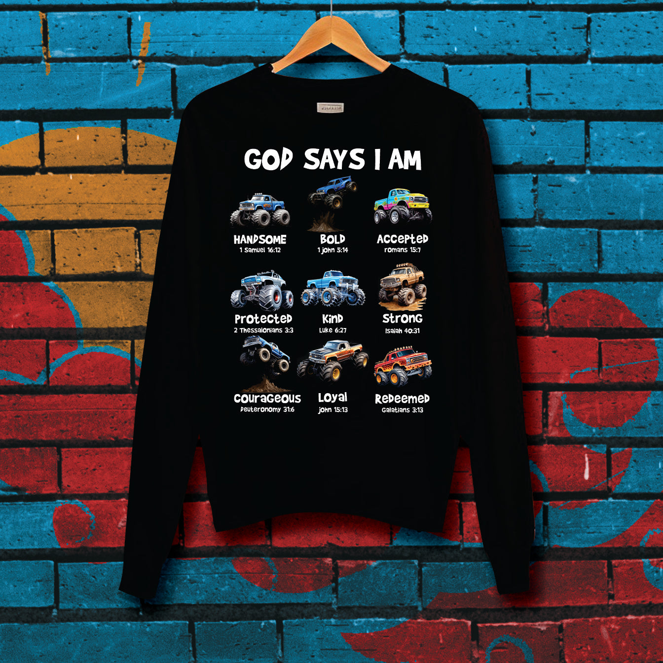 Kids Signature Range: God says I am Blessed -Crew Neck