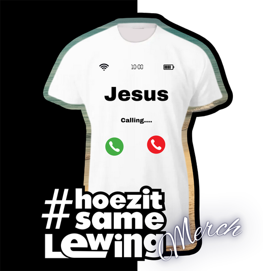 Hoezit Samelewing Men's T-Shirt Jesus Calling