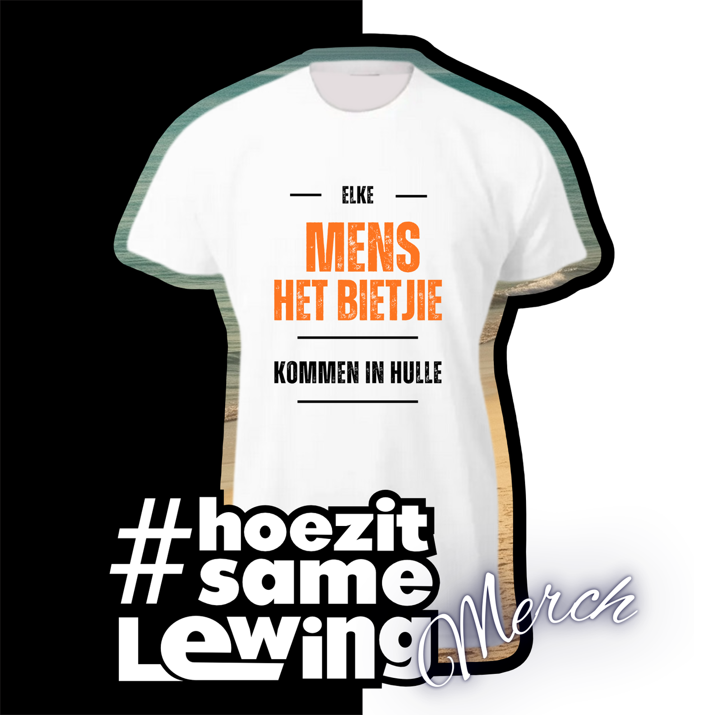 Hoezit Samelewing Men's T-Shirt Kommen in hulle