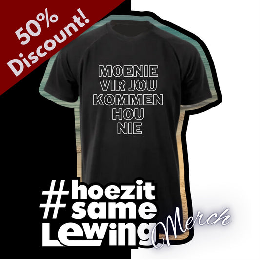 Hoezit Samelewing Men's T-Shirt Moenie vir jou
