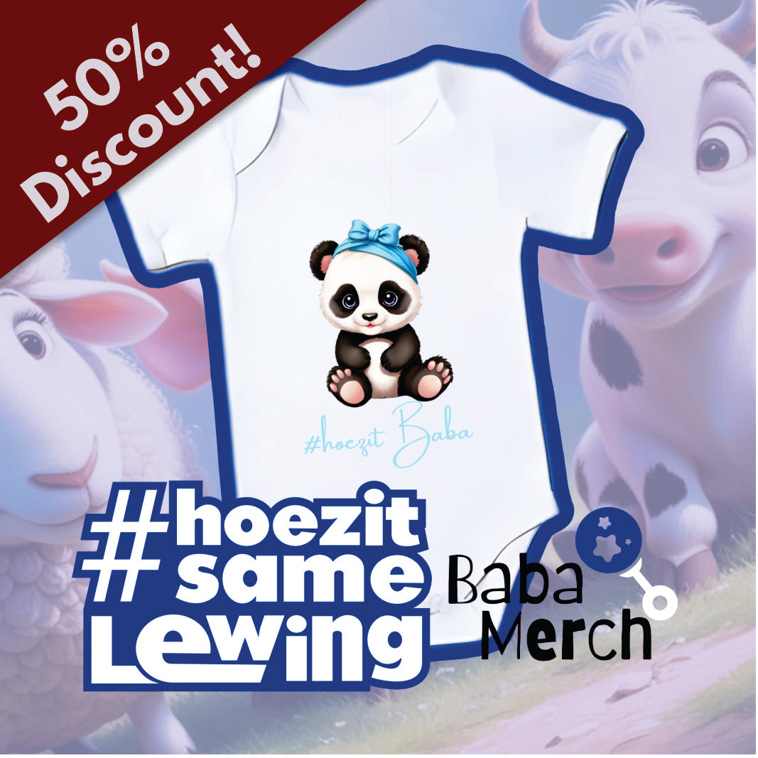 Hoezit Samelewing Baba Blue Merch