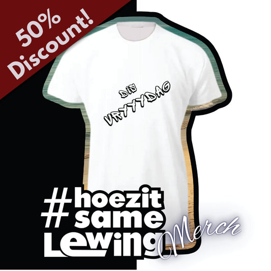 Hoezit Samelewing Men's T-Shirt Dis Vrydag