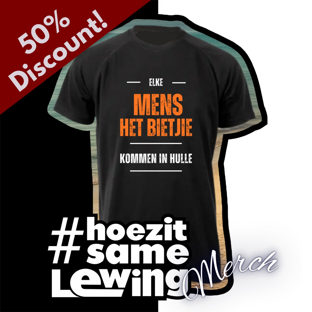 Hoezit Samelewing Men's T-Shirt Kommen in hulle