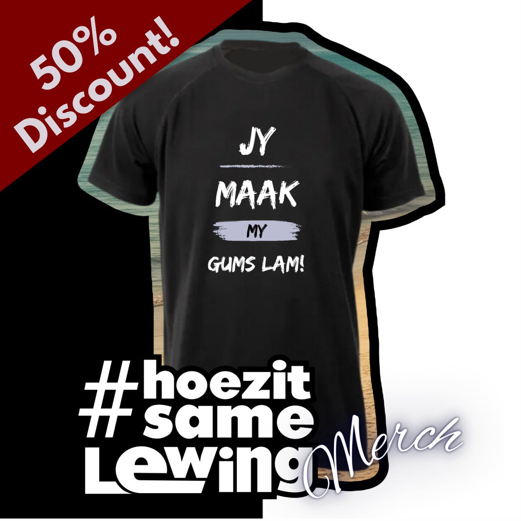 Hoezit Samelewing Men's T-Shirt Gums Lam