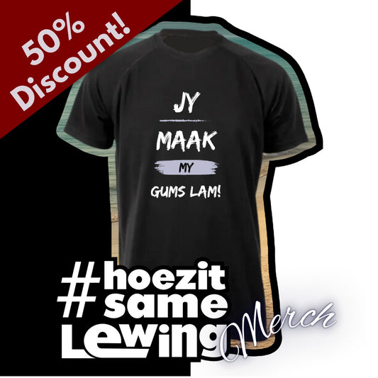 Hoezit Samelewing Men's T-Shirt Gums Lam