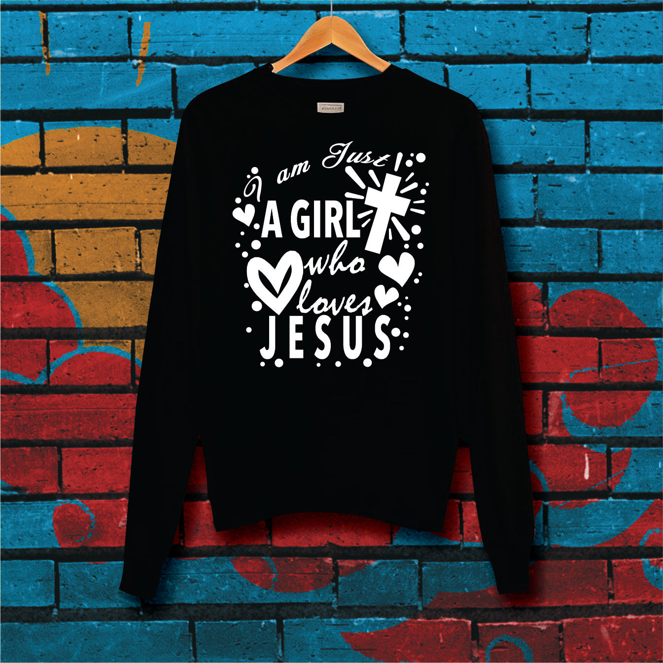 Kids Signature Range: I am just a Girl who loves Jesus -Crew Neck