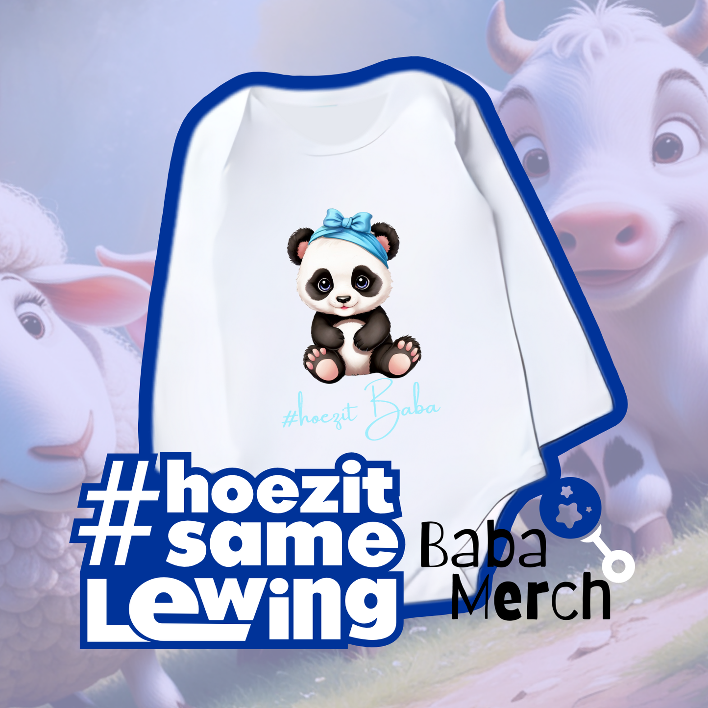 Hoezit Samelewing Baba Blue Merch