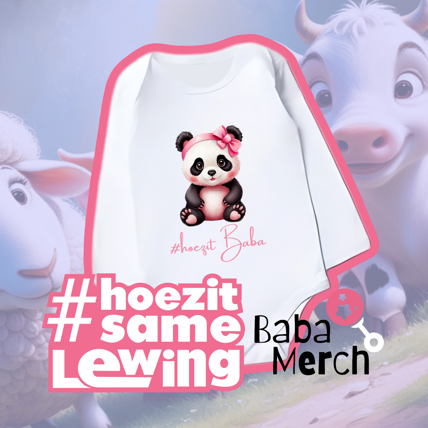 Hoezit Samelewing Babas Pink Merch