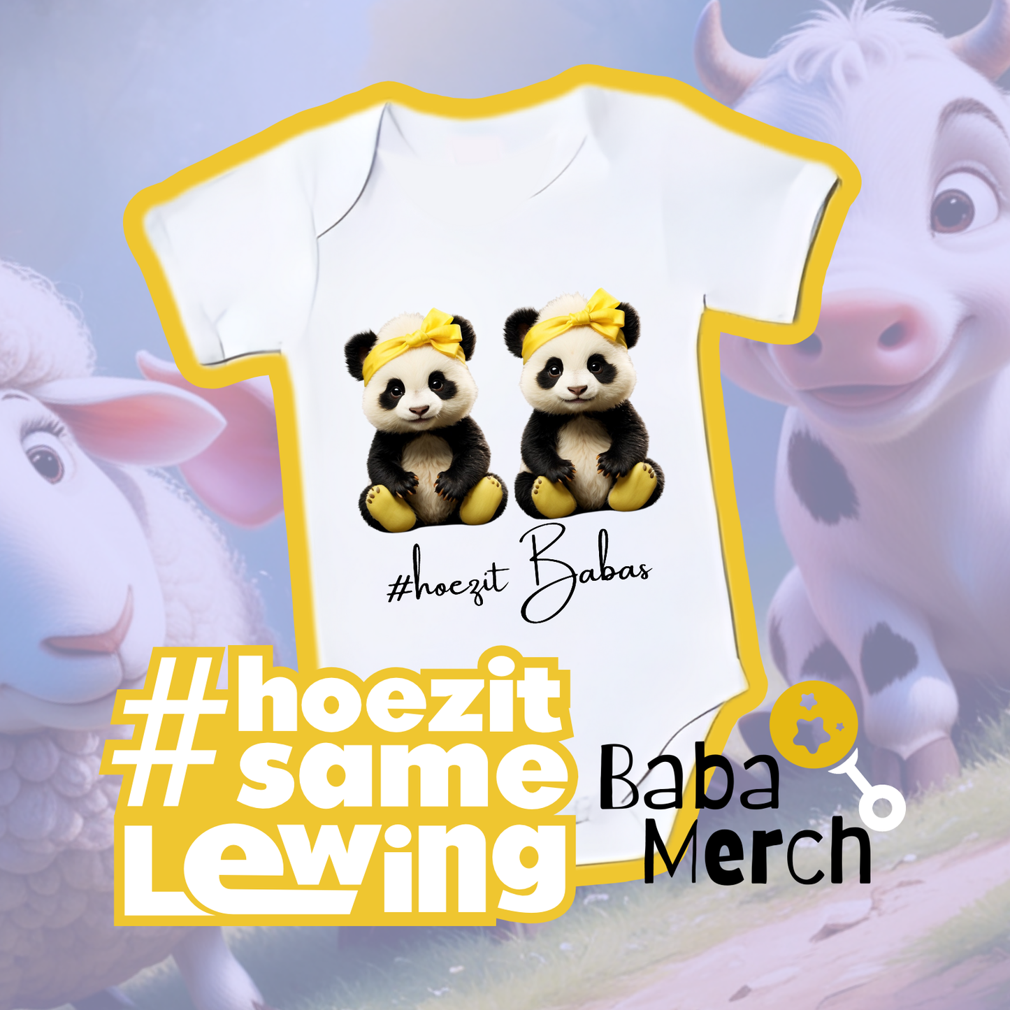 Hoezit Samelewing Babas Yellow Merch