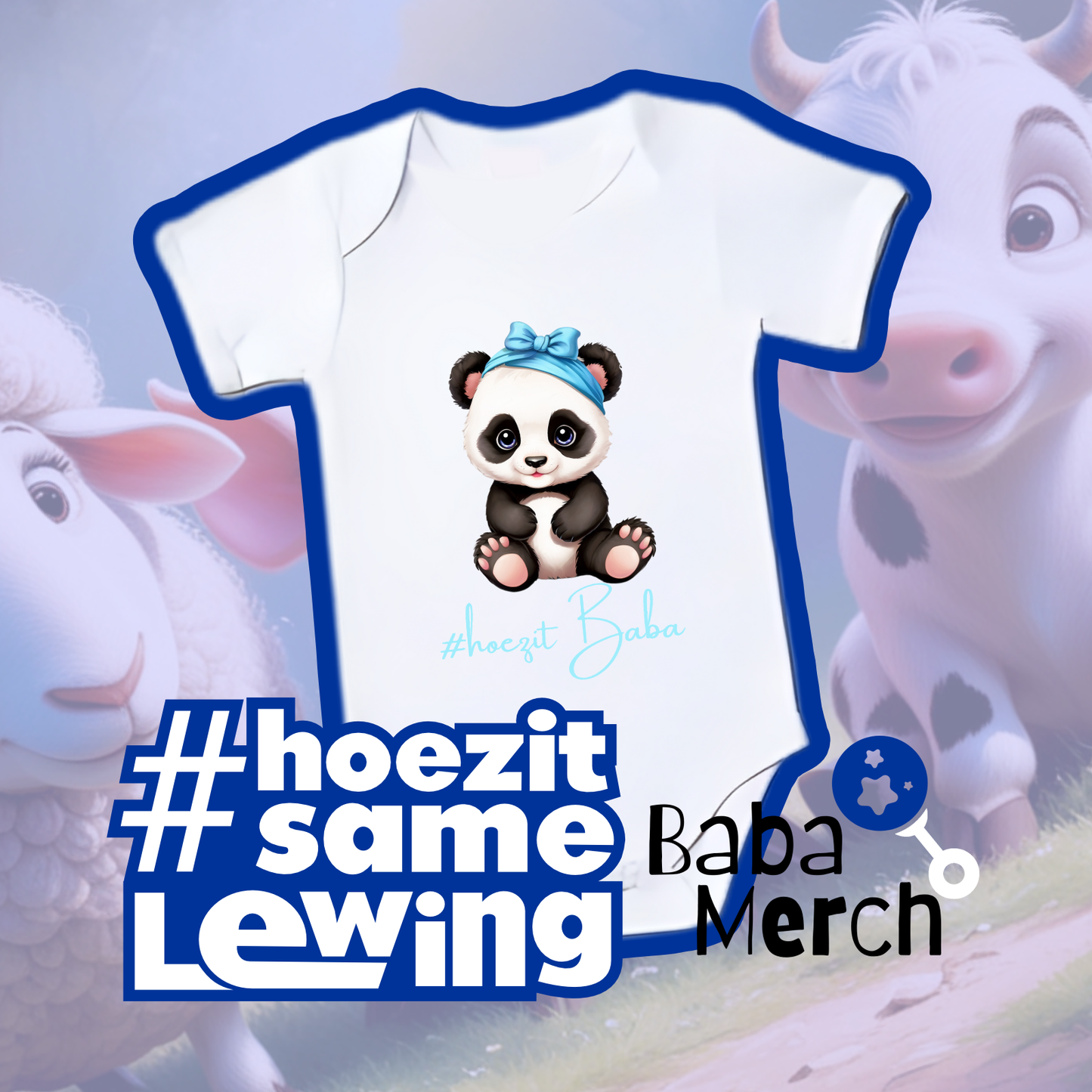 Hoezit Samelewing Baba Blue Merch