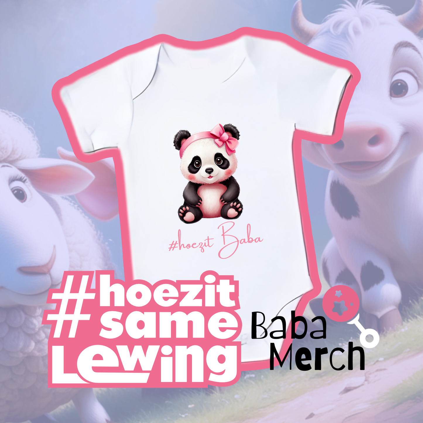 Hoezit Samelewing Babas Pink Merch